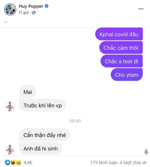 a43-2 Sau MC Phương Thảo, đến lượt Tùng Họa Mi thông báo bị dương tính với COVID-19 a43 2