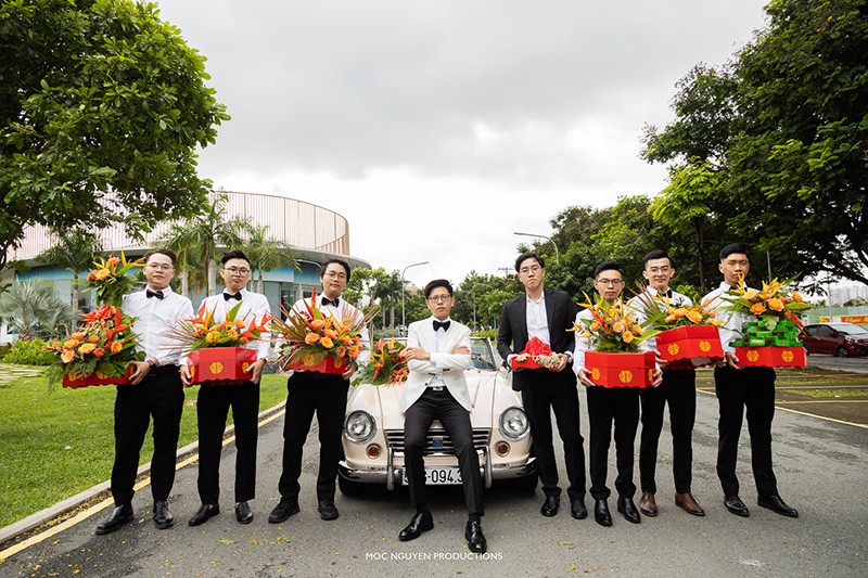 Bomman - Minh Nghi chính thức nên duyên vợ chồng, không gian cưới cực ấn tượng a7 3