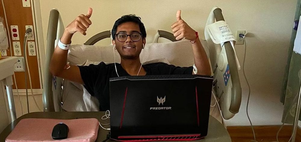 Những địa điểm thi đấu khó đỡ của game thủ, có người còn 'chiến' ngay trên giường bệnh - Ảnh 2. Chú thích ảnh