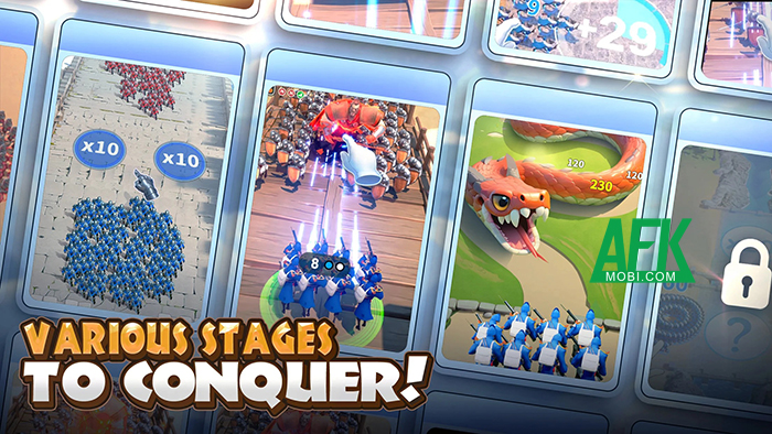 Dẫn dắt nhóm hiệp sĩ dũng cảm thách thức con rắn hùng mạnh trong Age of Castles: Snake War 1 Dẫn dắt nhóm hiệp sĩ dũng cảm thách thức con rắn hùng mạnh trong Age of Castles: Snake War 1