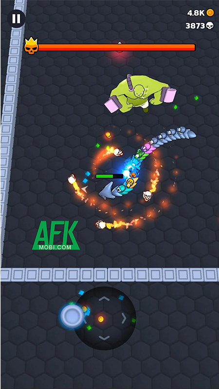 Trở thành rắn săn mồi khổng lồ trong game Battle Snakes 1