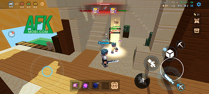 Bảo vệ và phá hủy các chiếc giường trong game hành động PvP trực tuyến Bed Wars 2 4 Bảo vệ và phá hủy các chiếc giường trong game hành động PvP trực tuyến Bed Wars 2 4