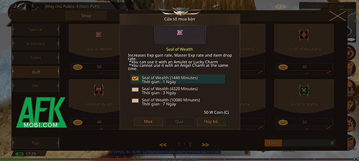 Một số mẹo giúp các tân thủ có thể cày cấp nhanh trong game Era of Lorencia 4