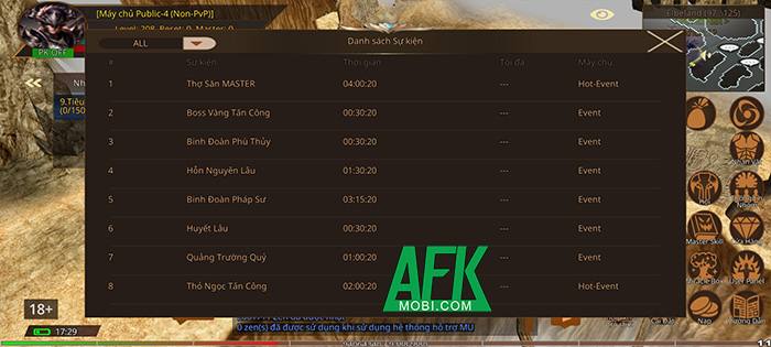 Một số mẹo giúp các tân thủ có thể cày cấp nhanh trong game Era of Lorencia 5