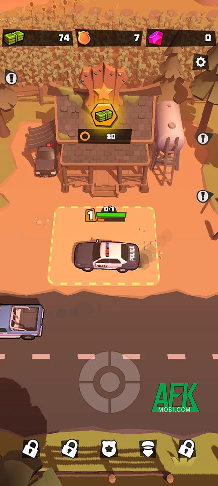 Hóa thân cảnh sát tuần tra truy bắt tội phạm trong game Cops Inc 2