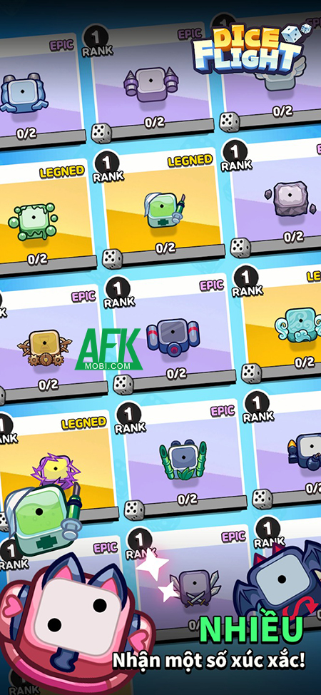 Phát triển hạm đội xúc xắc của bạn để tiêu diệt kẻ thù trong Dice Flight 3