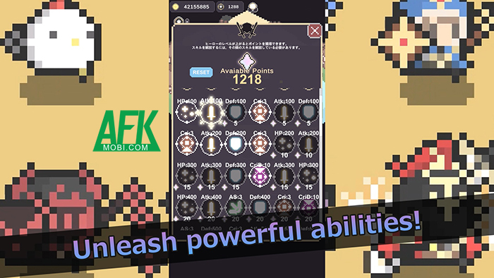 DoTapQuest đưa bạn dẫn dắt các anh hùng pixel chibi chiến đấu với bọn quái vật 2