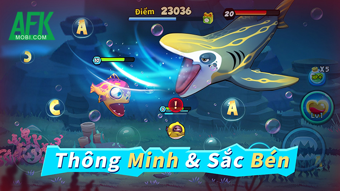 Fish Clash - Cá Lớn Nuốt Cá Bé game casual sinh tồn lấy cảm hứng từ Feeding Frenzy 0 Fish Clash - Cá Lớn Nuốt Cá Bé game casual sinh tồn lấy cảm hứng từ Feeding Frenzy 0