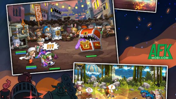 Top 4 game mobile cho phép người chơi lập đội săn quái vật không ngừng nghỉ afkmobi gameplay hero kingdom idle rpg anh 3jpg
