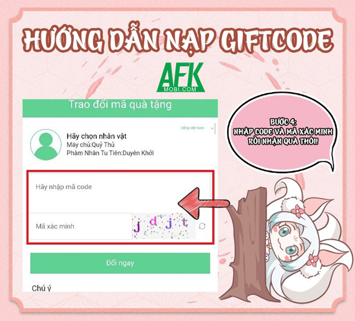 Tổng hợp gift code game Phàm Nhân Tu Tiên: Duyên Khởi mới nhất trong tháng 0