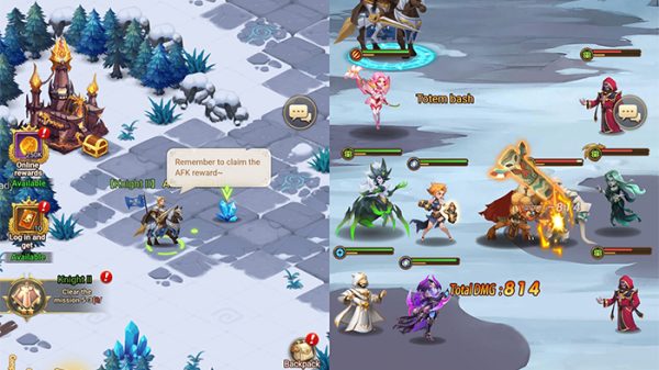 Tập hợp các anh hùng chiến đấu tiêu diệt thế lực đen tối trong Heroes of Awakened Magic afkmobi heroesofawakenedmagic 1jpg