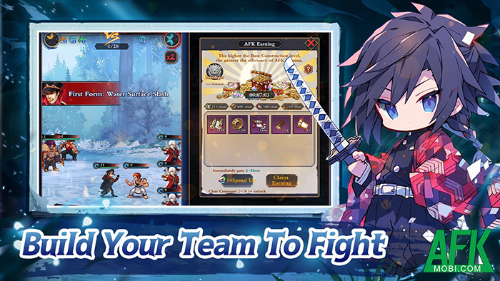 Mời bạn vào Hunting Heroes - Idle Demon tập hợp đội hình săn quỷ đa vũ trụ 1