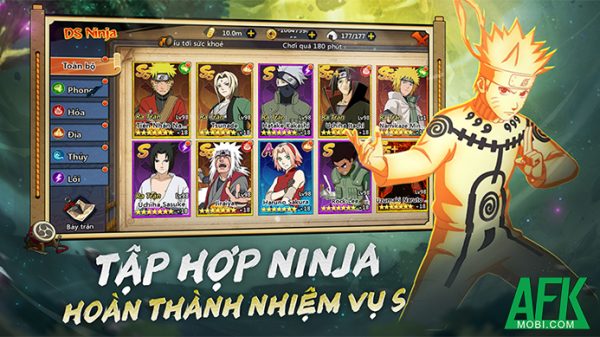 Game mới Huyền Thoại Làng Lá cập bến làng game Việt afkmobi huyen thoai lang la mobile gameplay new 1sjpg