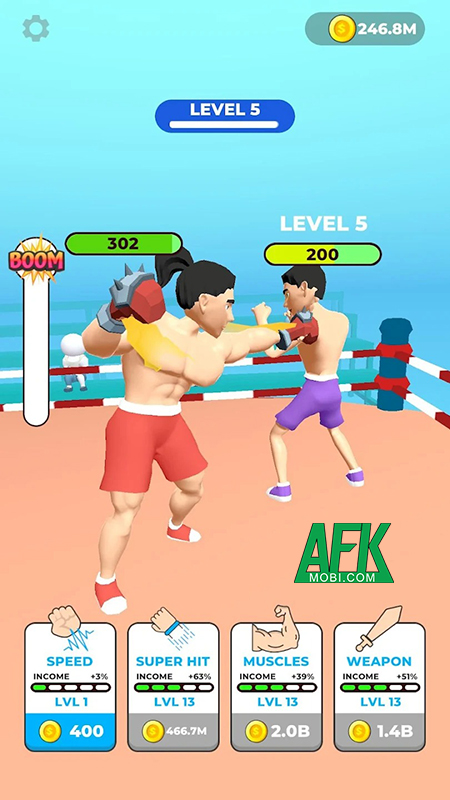 Mời bạn vào Idle Fighting Boxer - Clicker rèn luyện trở thành tay đấm bốc vô địch thế giới 2