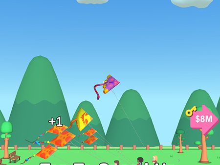 Idle Kite Merge cho phép bạn xây dựng bộ sưu tập Diều khổng lồ của riêng mình afkmobi idlekitemerge 1jpg