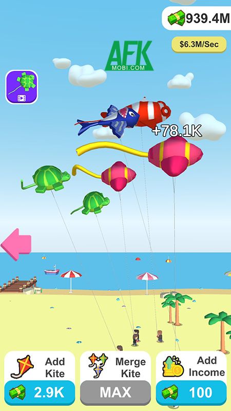 Idle Kite Merge cho phép bạn xây dựng bộ sưu tập Diều khổng lồ của riêng mình 2 Idle Kite Merge cho phép bạn xây dựng bộ sưu tập Diều khổng lồ của riêng mình 2