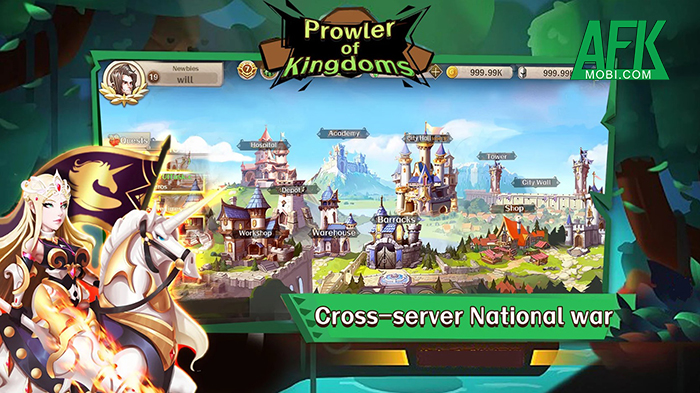 Prowler of Kingdom game nhập vai đấu tướng chiến thuật thần thoại Châu Âu 3 Prowler of Kingdom game nhập vai đấu tướng chiến thuật thần thoại Châu Âu 3