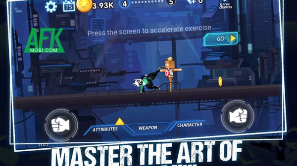 Nhập vai bậc thầy chiến đấu người que trong game Kombat Hero 2 afkmobi kombathero2 1jpg