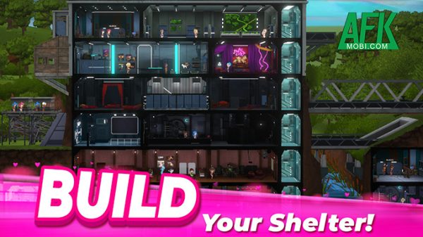 Game Love Shelter! diễn giải câu chuyện tận thế theo một kịch bản rất quái đản! afkmobi love shelter gameplay anh 1jpg