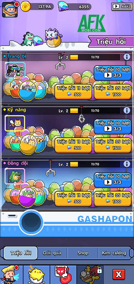 Cùng các anh hùng giải cứu thế giới khỏi người ngoài hành tinh trong Meme Star: Pixel Go 2