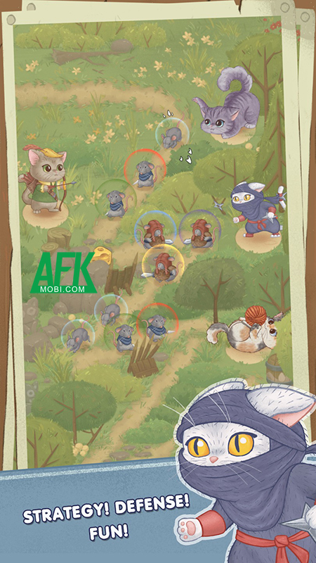 Cùng các chú Mèo ngăn chặn cuộc xâm lược của Chuột trong Meow Tower Defense 0 Cùng các chú Mèo ngăn chặn cuộc xâm lược của Chuột trong Meow Tower Defense 0