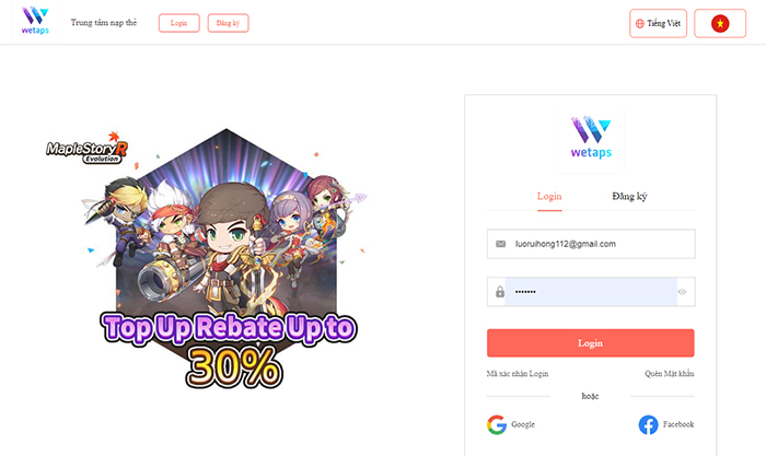 Chỉ bạn cách nạp tiền vào game MapleStory R: Evolution Việt Nam nhanh gọn nhất 1 Chỉ bạn cách nạp tiền vào game MapleStory R: Evolution Việt Nam nhanh gọn nhất 1