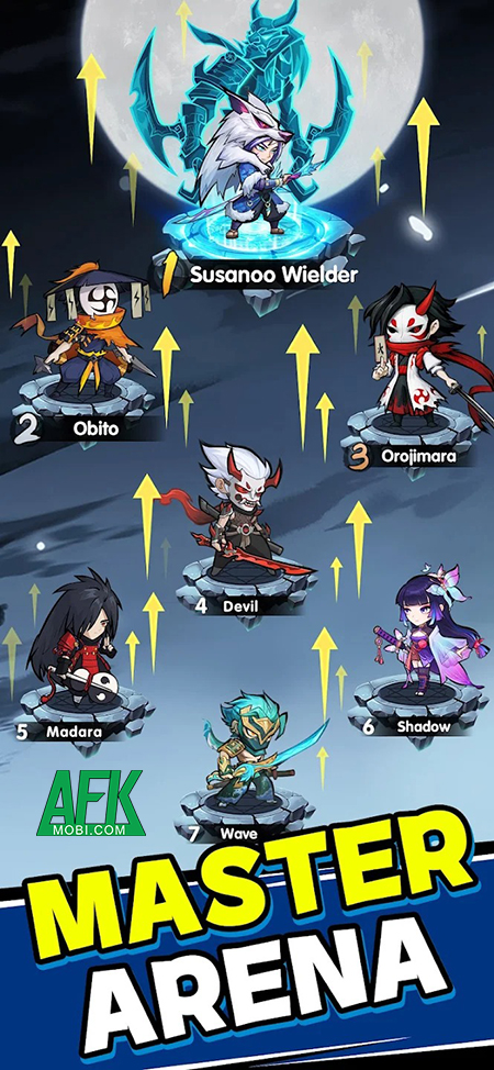 Rèn luyện trở thành bậc thầy nhẫn giả trong game Clicker Ninja: Idle Adventure 2