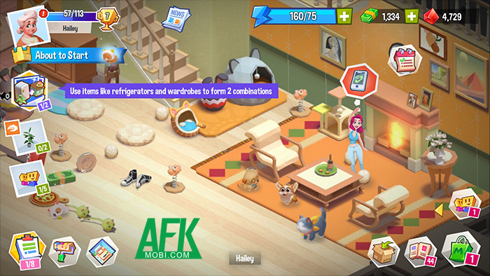 Pet Merge Manor: Makeover Game - Khám phá trang viên bằng cách hợp nhất đồ vật 2 Pet Merge Manor: Makeover Game - Khám phá trang viên bằng cách hợp nhất đồ vật 2