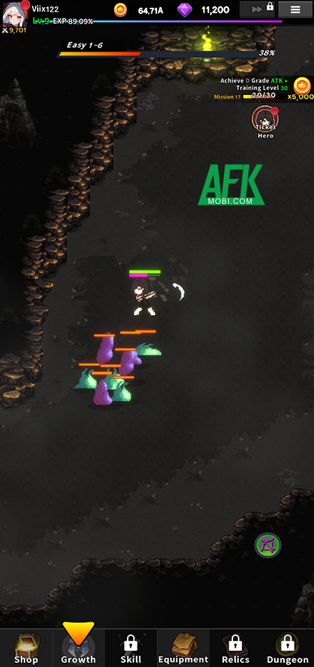 Pixel Hunter Idle x TicketHero mời bạn trở thành thợ săn quái vật 1