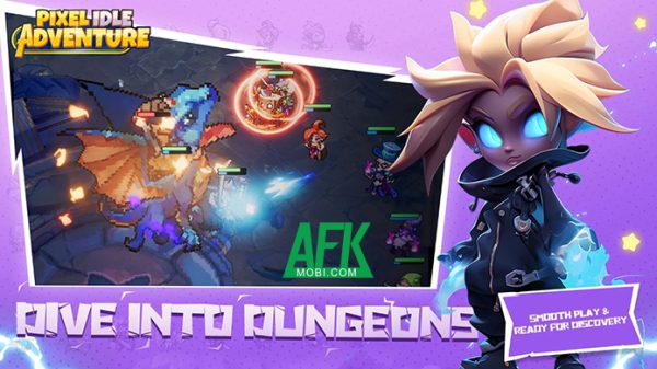 Pixel Idle Adventure: Hành trình trở về thế giới Pixel đầy tươi vui afkmobi pixelidleadventure gameplay anh 4jpg