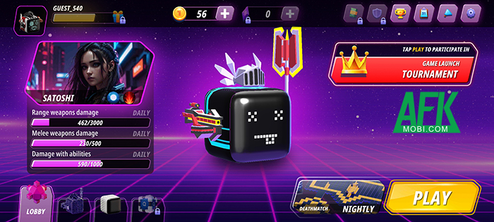 Điều khiển robot khối vuông bước vào chiến trường trong Qubix Arena 0 Điều khiển robot khối vuông bước vào chiến trường trong Qubix Arena 0