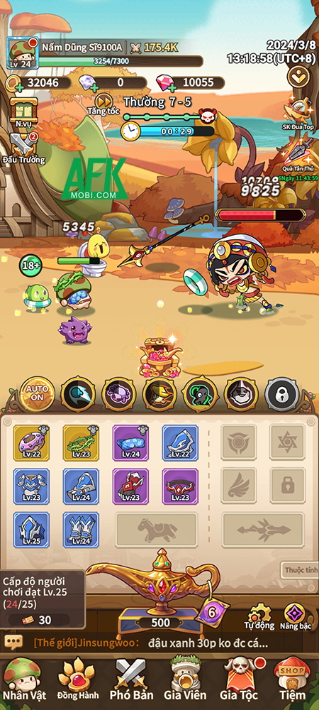 Nấm Lùn Tiến Lên đưa bạn giải trí và thư giãn với cuộc phiêu lưu vui nhộn của chú nấm lùn 5