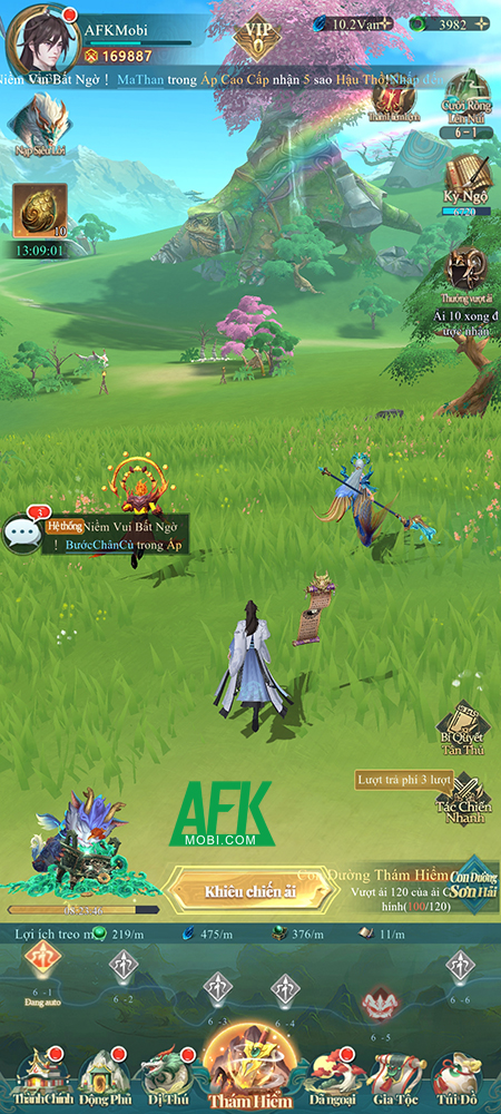 Sơn Hải Kinh 3D Mobile mang đến chủ đề Dị Thú hỗn chiến cho các game thủ vào khám phá 3