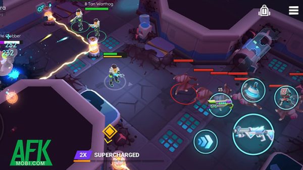 Game Riftbusters yêu cầu hội nhóm người chơi hợp tác chiến đấu bảo vệ Trái Đất afkmobi riftbusters gameplay anh 1jpg