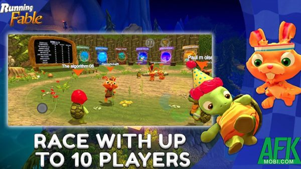 Game đua xe vui nhộn Running Fable tái hiện cuộc thi Rùa và Thỏ afkmobi running fable gameplay anh 1jpg