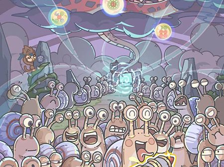 Super Snail – Ốc Sên Siêu Việt khiến game thủ cười không ngậm được mồm afkmobi super snail oc sen sieu viet anh gameplay 6jpg