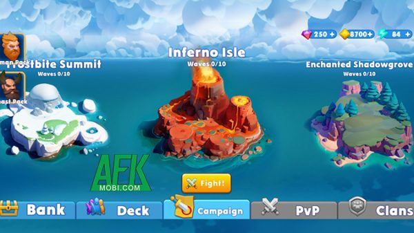 Teamfight Island: Hợp nhất binh chủng, sẵn sàng đối chiến với mọi kẻ thù afkmobi teamfight island gameplay anh 1jpg