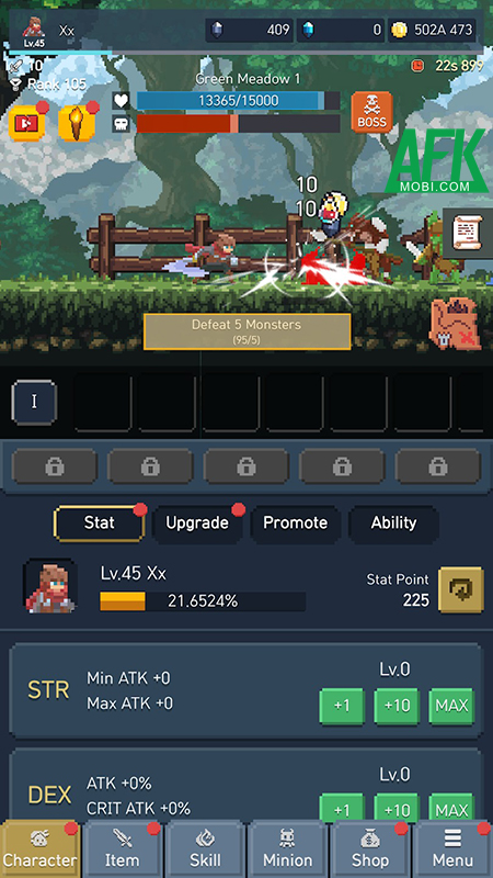 Nhập vai chàng hiệp sĩ bị quỷ hóa trong game The Demonized: Idle RPG 0