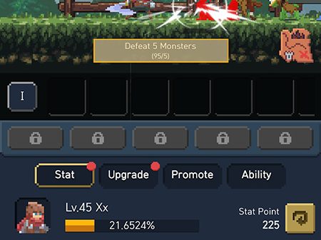 Nhập vai chàng hiệp sĩ bị quỷ hóa trong game The Demonized: Idle RPG afkmobi thedemonized 1jpg