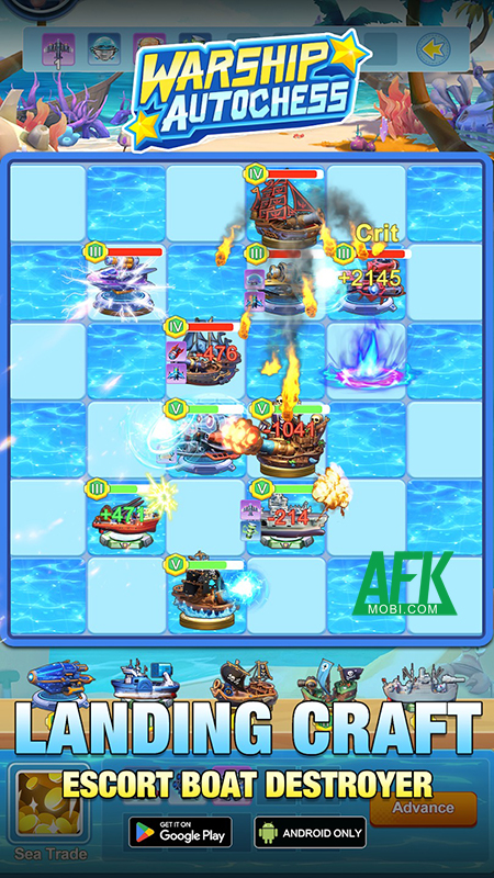 Warship Auto Chess: PVE - Biến thể của cờ tự động giúp mang đến trải nghiệm mới 0