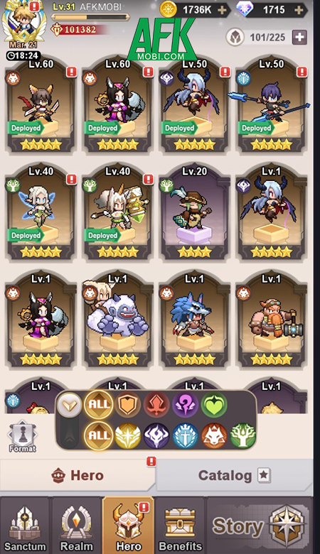 Pixel Heroes: Tales of Emond - Cách săn full team 5 sao miễn phí cho người chơi mới 8