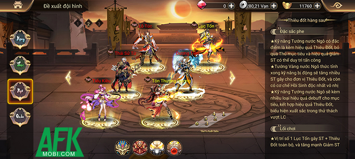 Cách để sở hữu một đội hình đánh đâu thắng đó trong game Chiến Hồn Tam Quốc 2