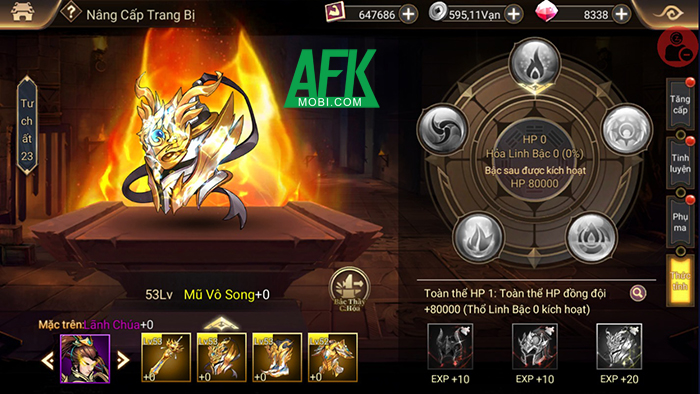 Cách để sở hữu một đội hình đánh đâu thắng đó trong game Chiến Hồn Tam Quốc 7