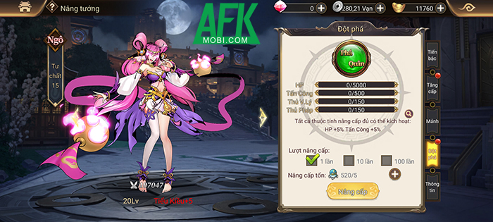 Cách để sở hữu một đội hình đánh đâu thắng đó trong game Chiến Hồn Tam Quốc 11