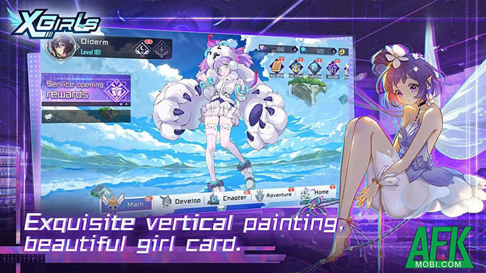 X Girls game chiến thuật cho phép bạn thu thập và dẫn dắt các nữ anh hùng xinh đẹp 0