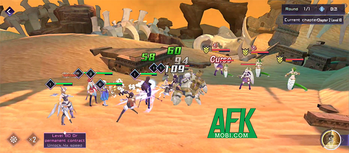 X Girls game chiến thuật cho phép bạn thu thập và dẫn dắt các nữ anh hùng xinh đẹp 1