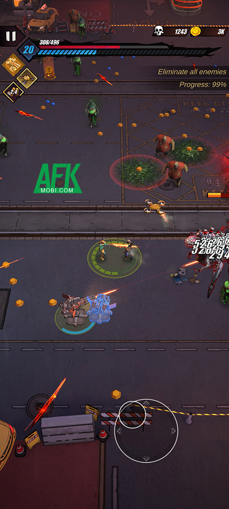 Zombisaurs Survival đưa bạn chiến đấu sinh tồn trước bọn Zombie và Khủng long 0