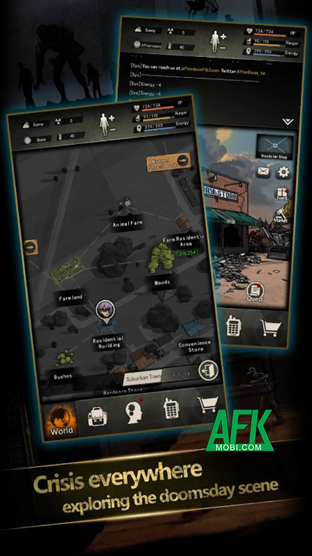 AfterDoom đưa bạn sinh tồn trong thế giới hậu tận thế khắc nghiệt 0 AfterDoom đưa bạn sinh tồn trong thế giới hậu tận thế khắc nghiệt 0