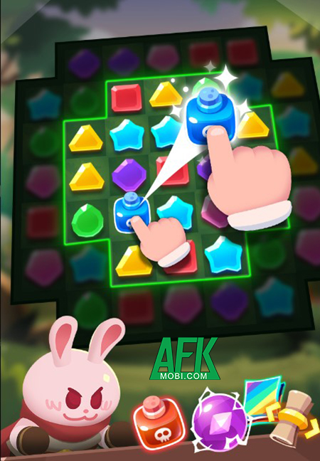 Cứu lấy vương quốc yên bình khỏi bọn slime trong game Anipang Matchlike 1 Cứu lấy vương quốc yên bình khỏi bọn slime trong game Anipang Matchlike 1