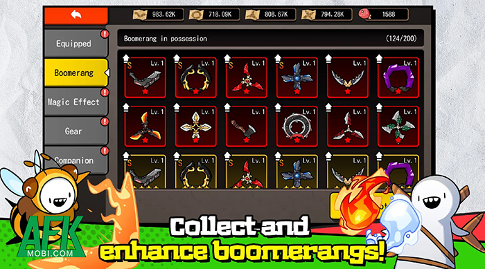 Ném bumerang diệt quỷ cực đã tay với game Boomerang RPG 1 Ném bumerang diệt quỷ cực đã tay với game Boomerang RPG 1